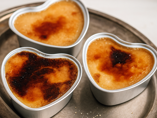 Creamy and decadent creme Brulee