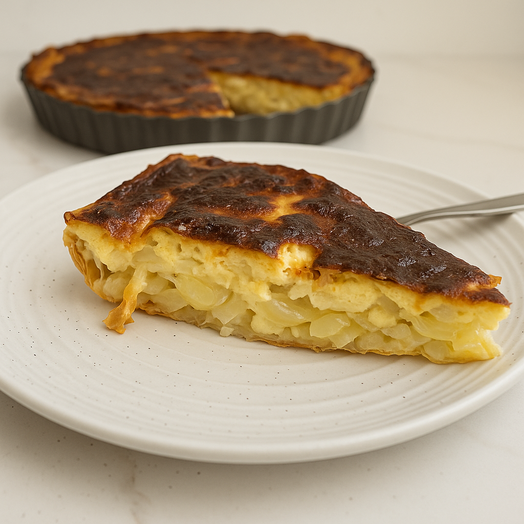 Quiche de cebolla/ Caramelized Onion Quiche