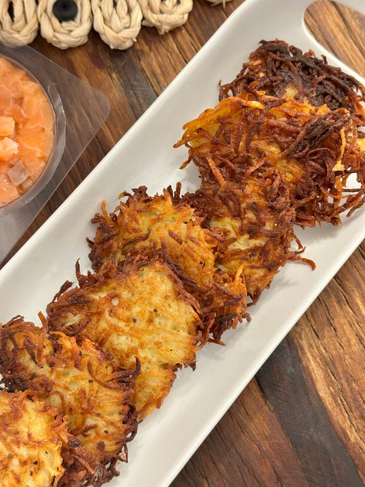 Classic Latkes Recipe (receta clásica de latkes)