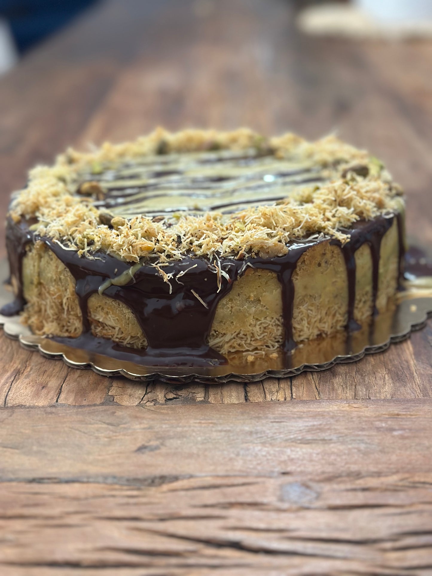 Chocolate Dubai cheesecake