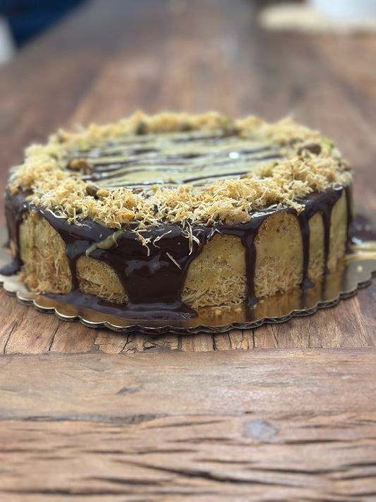 Chocolate Dubai cheesecake