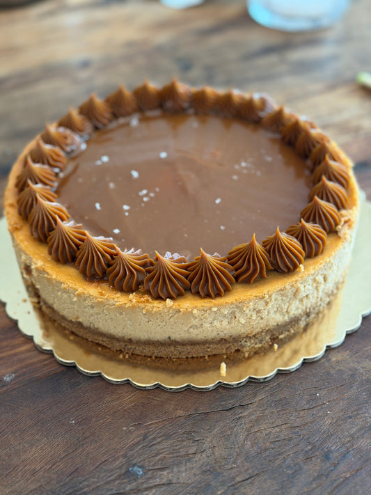 Dulce de leche cheesecake
